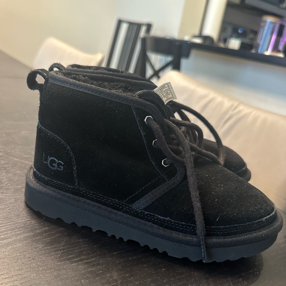 UGG Charcoal and Ivory Boot. Brand new, never worn